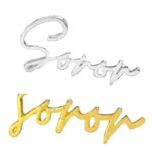 Absolutely Gorgeous Soror Pins in 2 Styles!