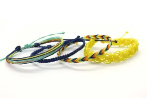 Splash Armband Makramee, verschiedene Styles